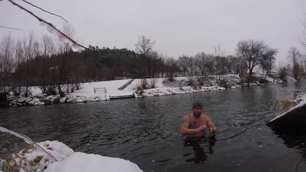 Rodl Eis Schwimmen am 29.1.2020