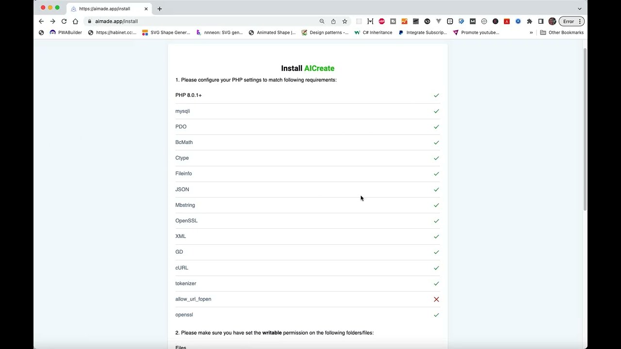AICreate AIWriter Installation