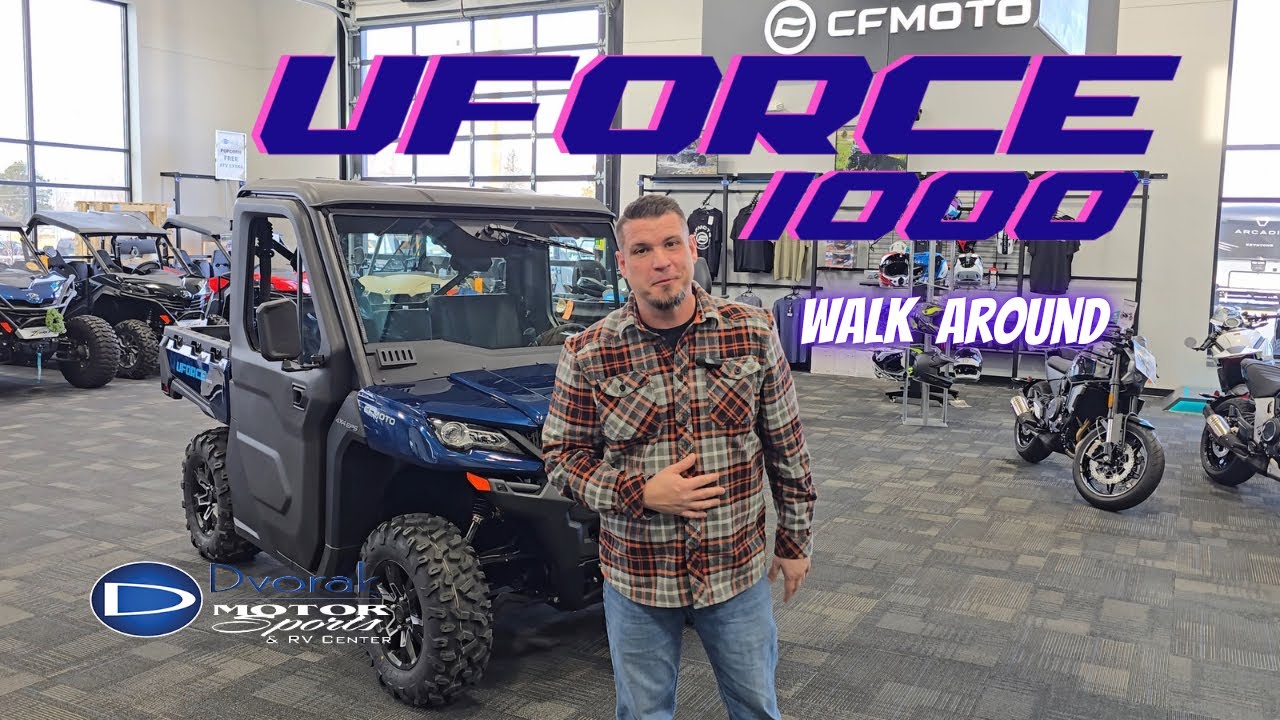 CFMOTO UForce 1000 2026 года выпуска с дополнительными аксессуарами.