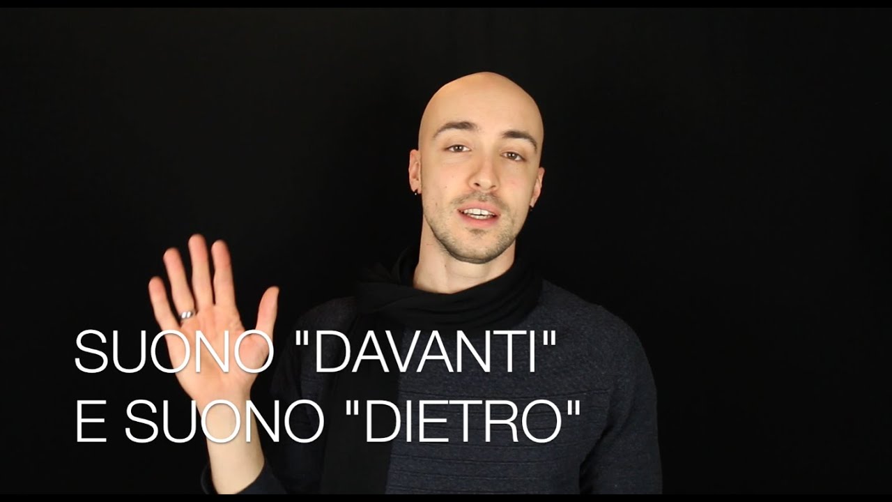 Note acute: suono davanti o suono dietro?