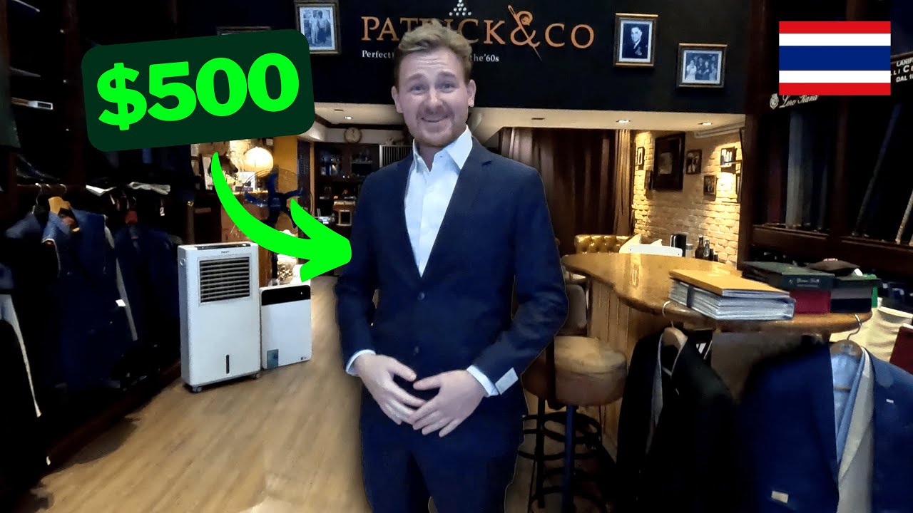 $500 Custom Tailored Suit in Bangkok Thailand 🇹🇭