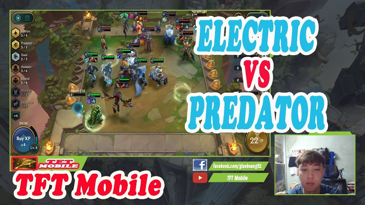 [ TFT MOBILE ] ELECTRIC WITH PREDATOR TOP 2 | Rek'Sai 3 Star - Nocturne 3 Star and ZED