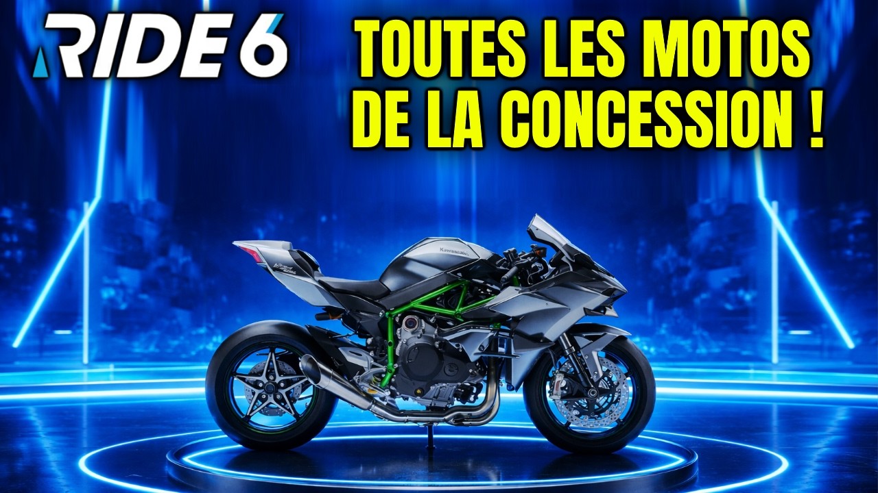 RIDE 6 : LISTE DE TOUTES LES MOTOS / FULL BIKE LIST