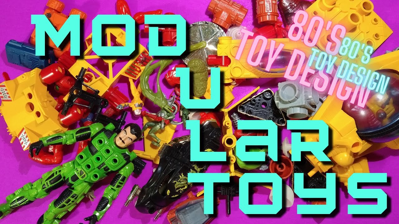 80's Toy Design: Customizing Our Childhoods With Modular Toys!