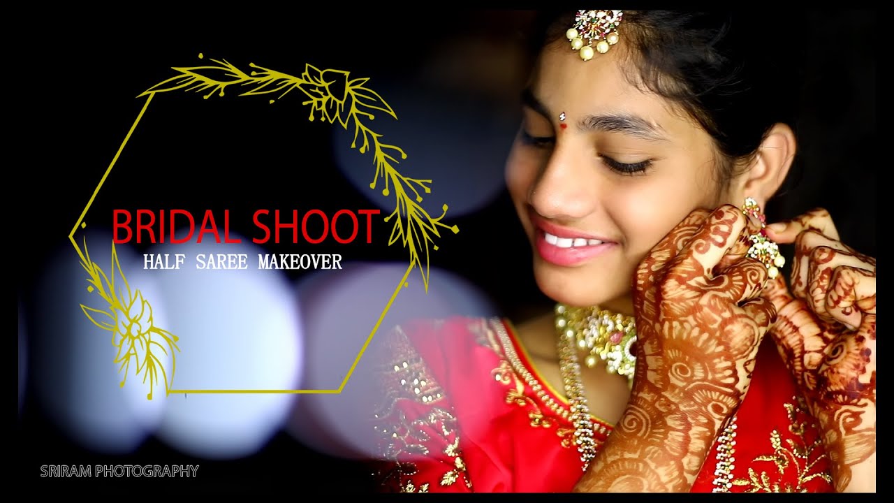 Best Half Saree Save The Date 4K || Meghana || Sriram Photography