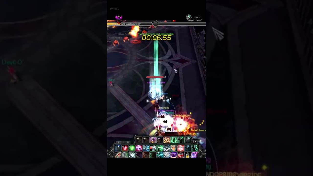 Cabal ultimate combo SEA - Guild Dungeon INDOPRIDE