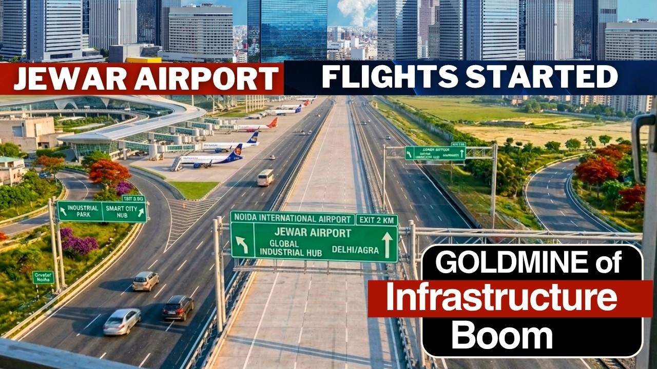 Jewar Airport is Turning Greater Noida into a GOLDMINE! India's Biggest Infrastructure Boom 🇮🇳