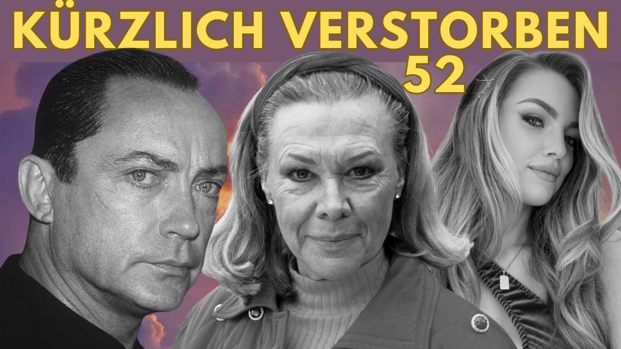 Trauer um 7 verstorbene Prominente Ende November 2025