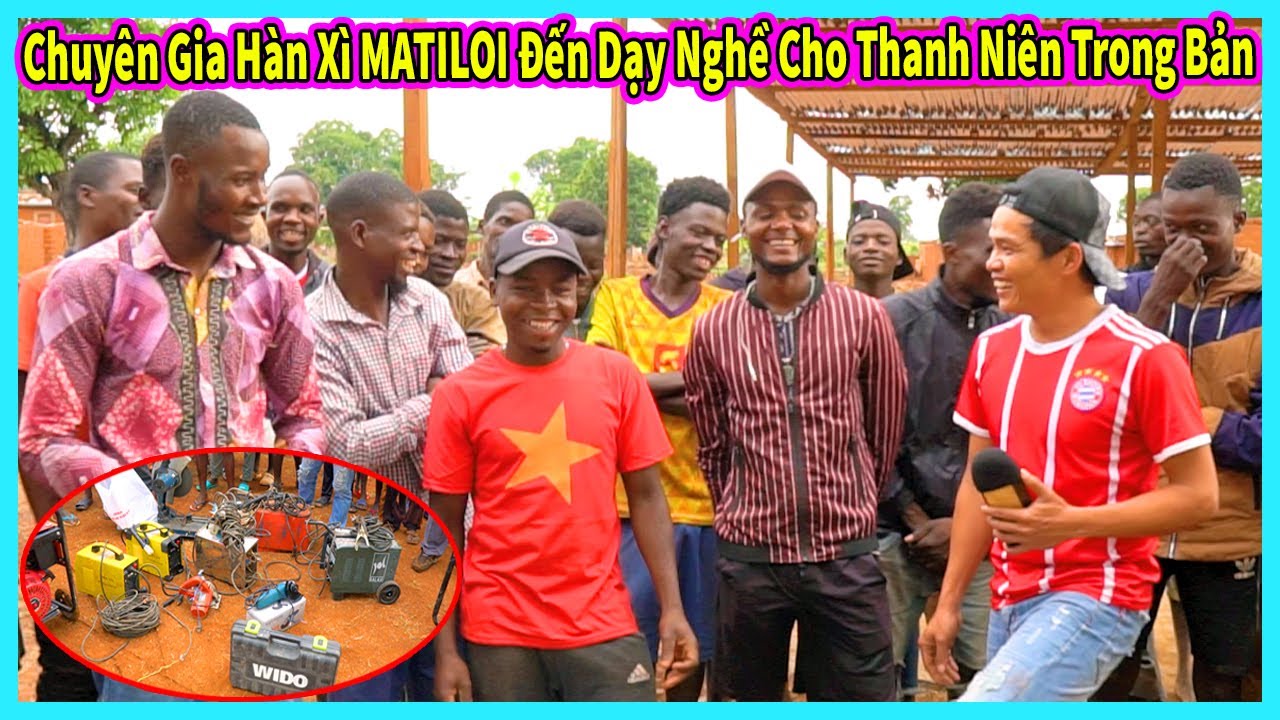 C&oacute; Chuy&ecirc;n Gia H&agrave;n X&igrave; MATILOi Đến Dậy Nghề Cho Thanh Ni&ecirc;n Trong Bản - Mua Th&ecirc;m Đồ Phục Vụ Giảng Dậy