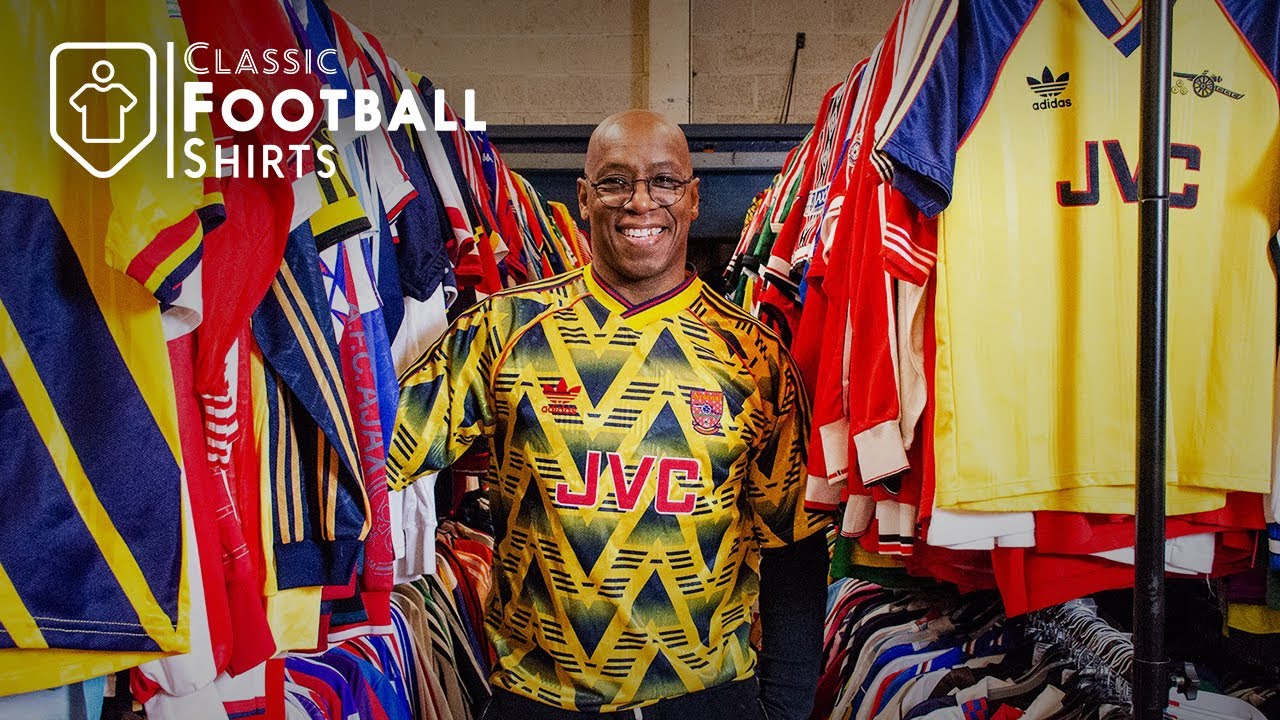 My Classic Football Shirts Warehouse Tour | Ian Wright