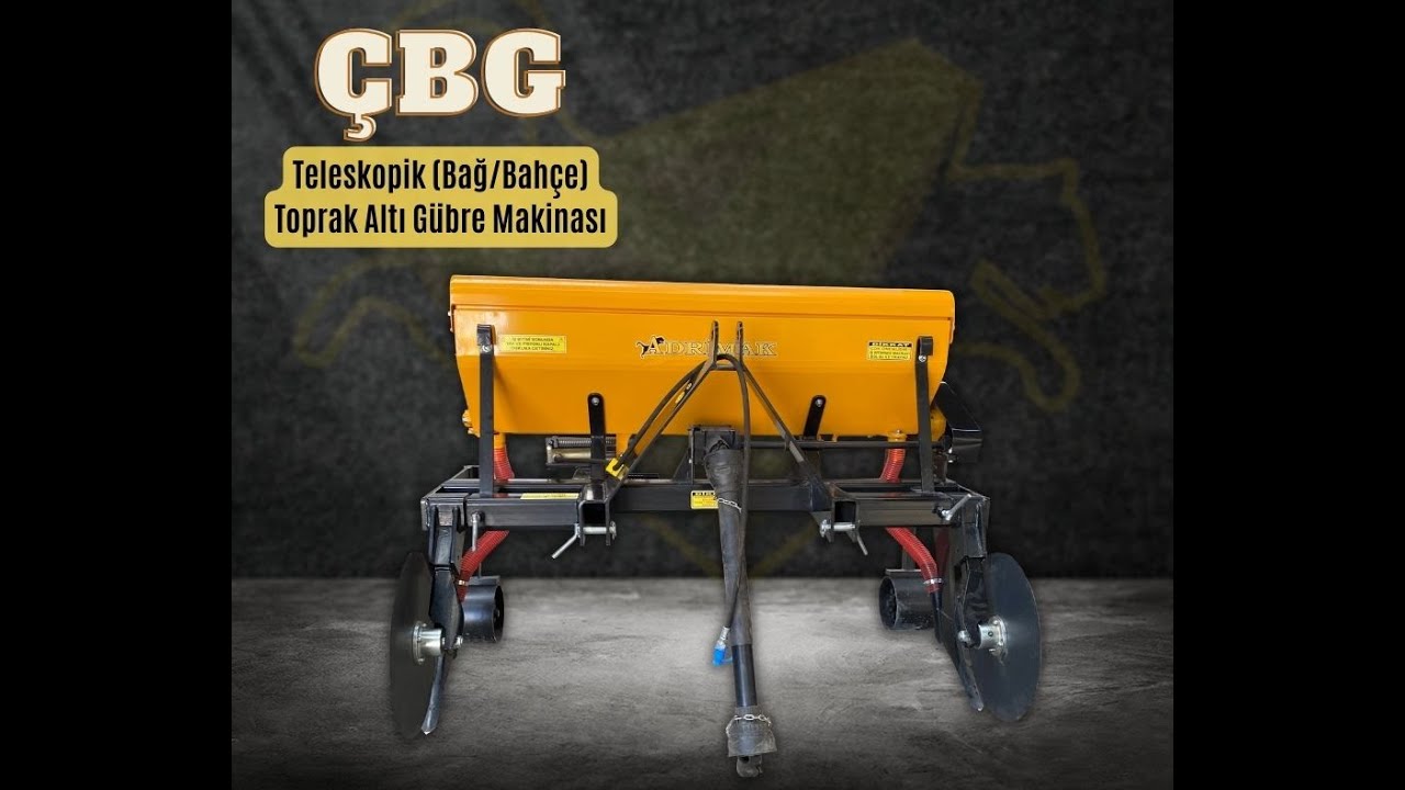 ÇBG - Teleskopik (Bağ/Bahçe) Toprak Altı Gübre Makinası