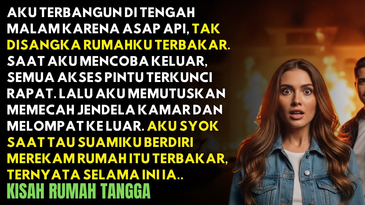 AKU MEMECAH KACA JENDELA UNTUK KELUAR DARI RUMAH SAAT KEBAKARAN - SAMPAI DILUAR AKU SYOK MELIHAT...