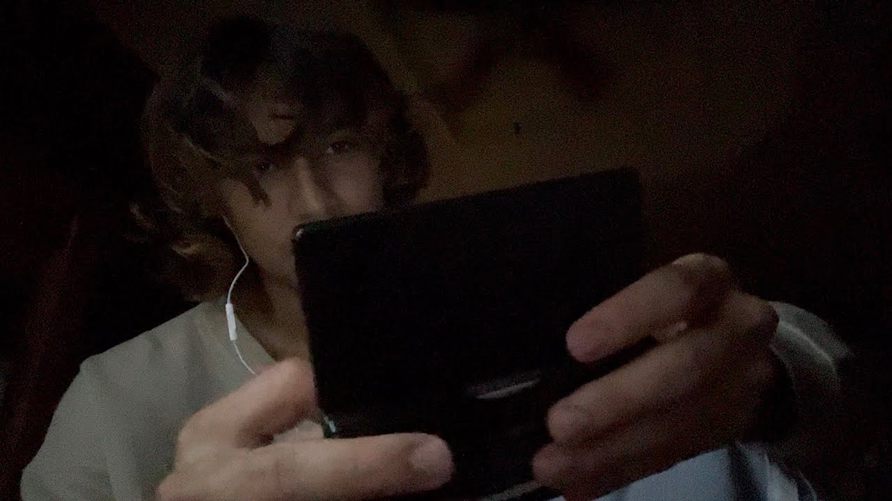 ASMR playing my ds while talking to you