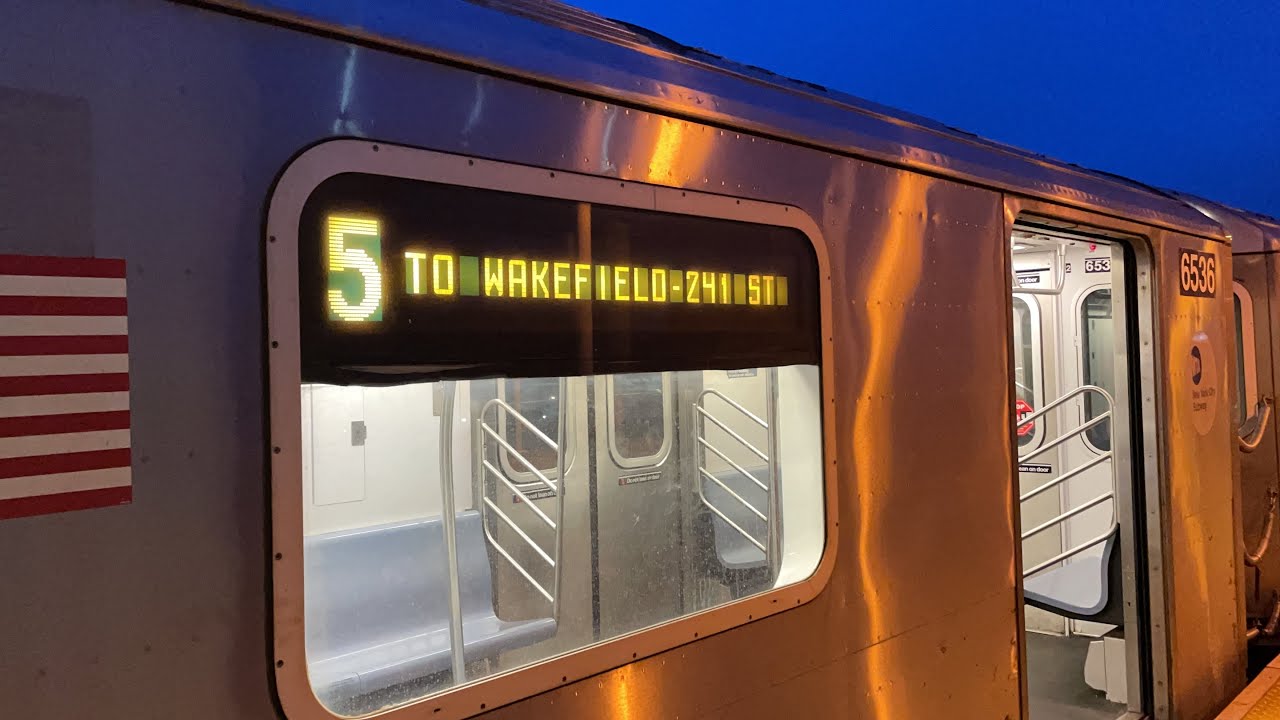(Full Ride) IRT Subway: R142 (5) Train from Flatbush Av to Wakefield-241 St via E. Pkwy Local