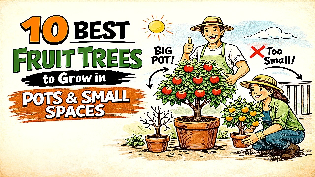 10 Fruit Trees That Grow in TINY Pots - Balcony Harvests!