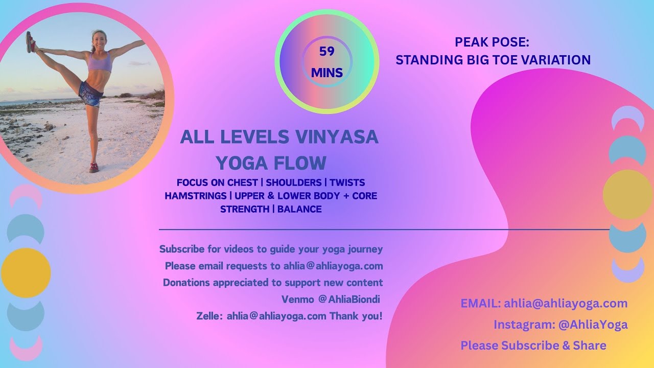 All Levels Vinyasa Upper/Lower Body & Core Strength, Shoulders | Chest | Hamstrings w/ 
