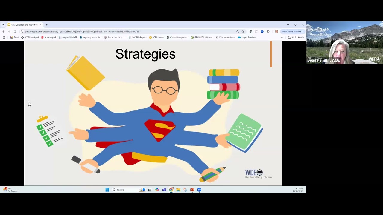 Paraprofessional Training Series: Session #4 - Data and Instructional Strategies