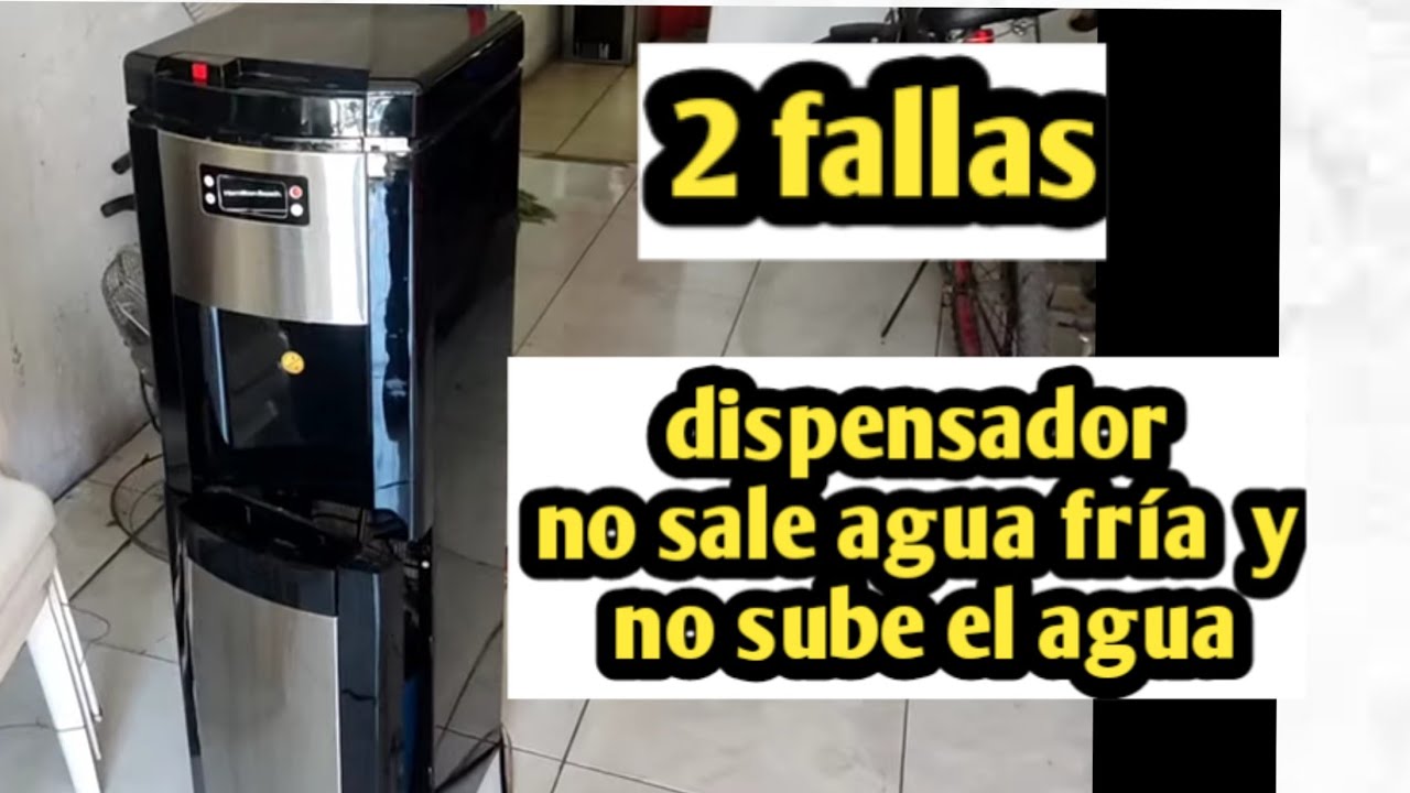 dispensador no enfría el agua y no sube el agua. ( Hamilton beach )