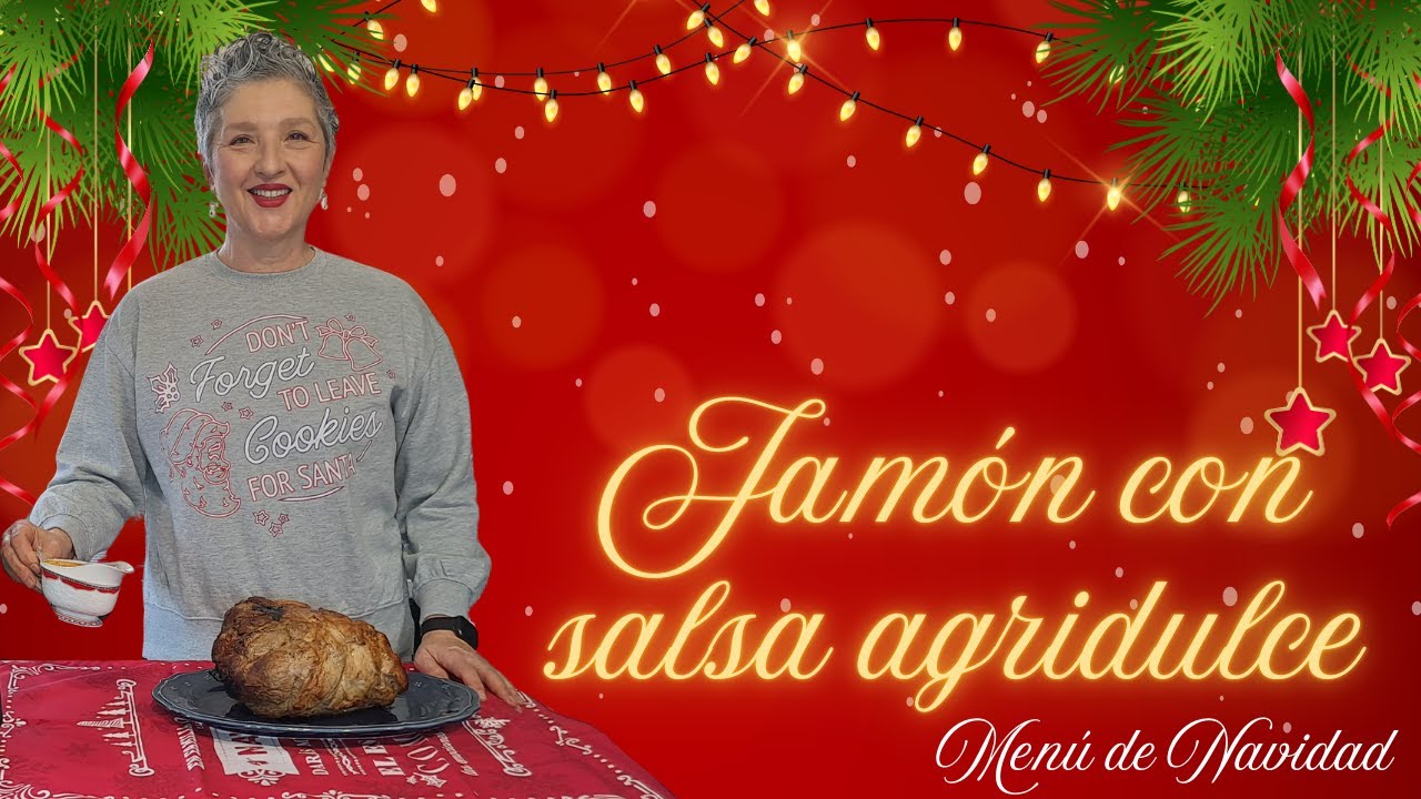 🎄 JAMÓN ASADO CON SALSA AGRIDULCE PARA 10 🎄 MENÚ DE NAVIDAD 🎄 con Thermomix® #TM7
