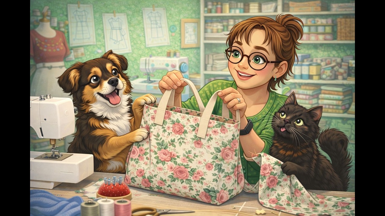 Tout le monde peut coudre ce Tote Bag… et le résultat est canon !