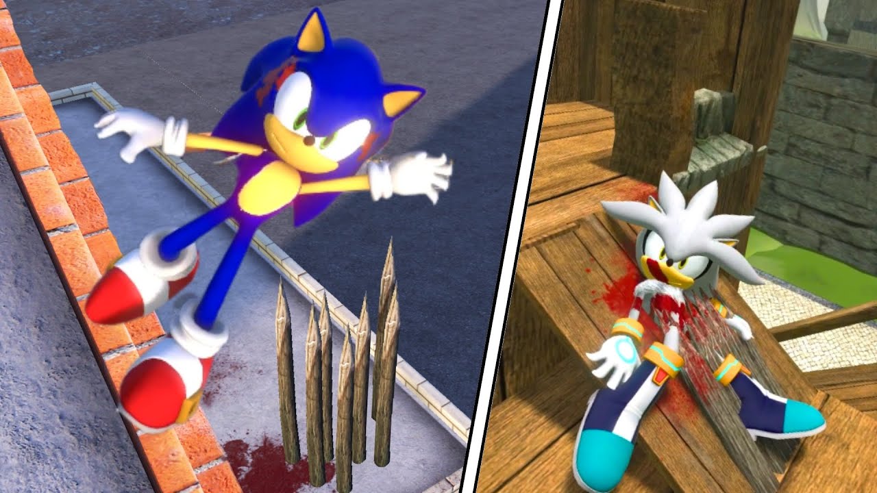 Sonic & Silver NPC Ragdoll Physics Compilation #146 | Overgrowth