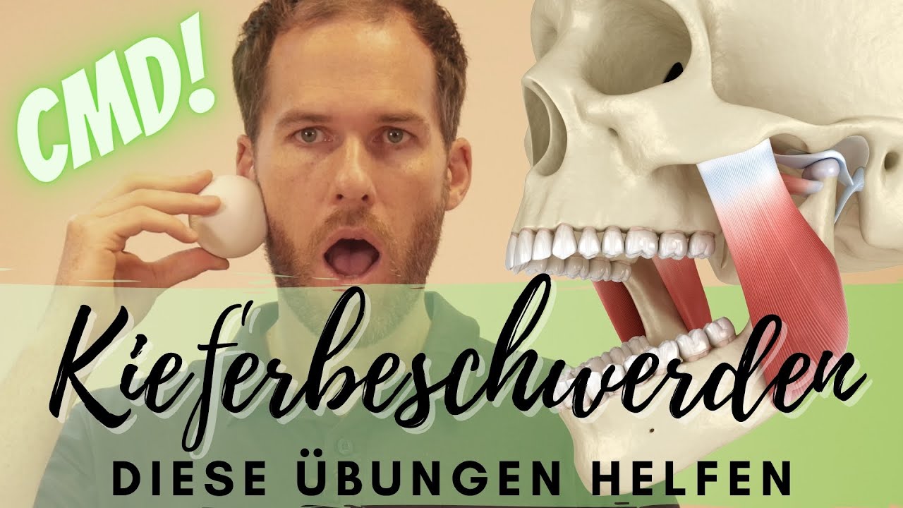 CMD: Übungen & Tipps bei Kieferbeschwerden (Zähneknirschen/Bruxismus/Craniomandibuläre Dysfunktion)