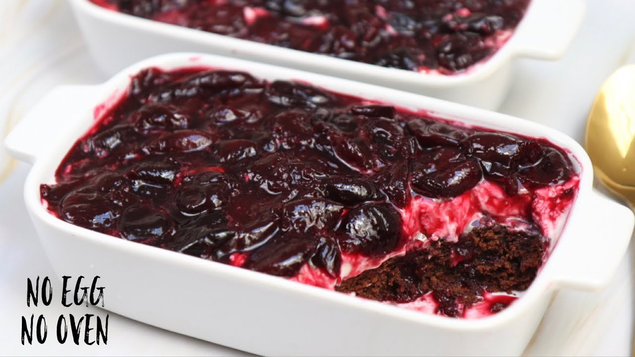 Chocolate Brownie Dessert recipe | Chocolate Brownie cherry Dessert