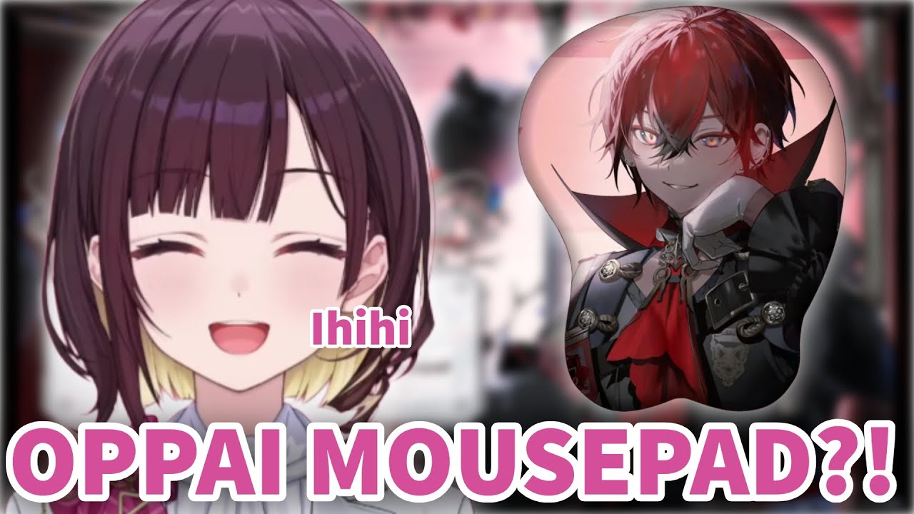 Ihihi-chan Giggles Through Announcing Flayon’s OPPAI MOUSE PAD!【holoAN】