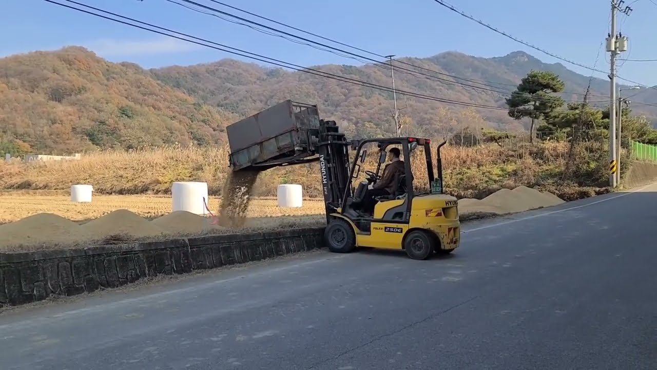지게차 덤핑 버켓 분양완료 