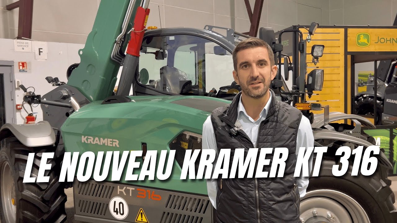 🚜 Découvrez le nouveau Kramer KT316 : Performances et innovations au rendez-vous ! 🚜