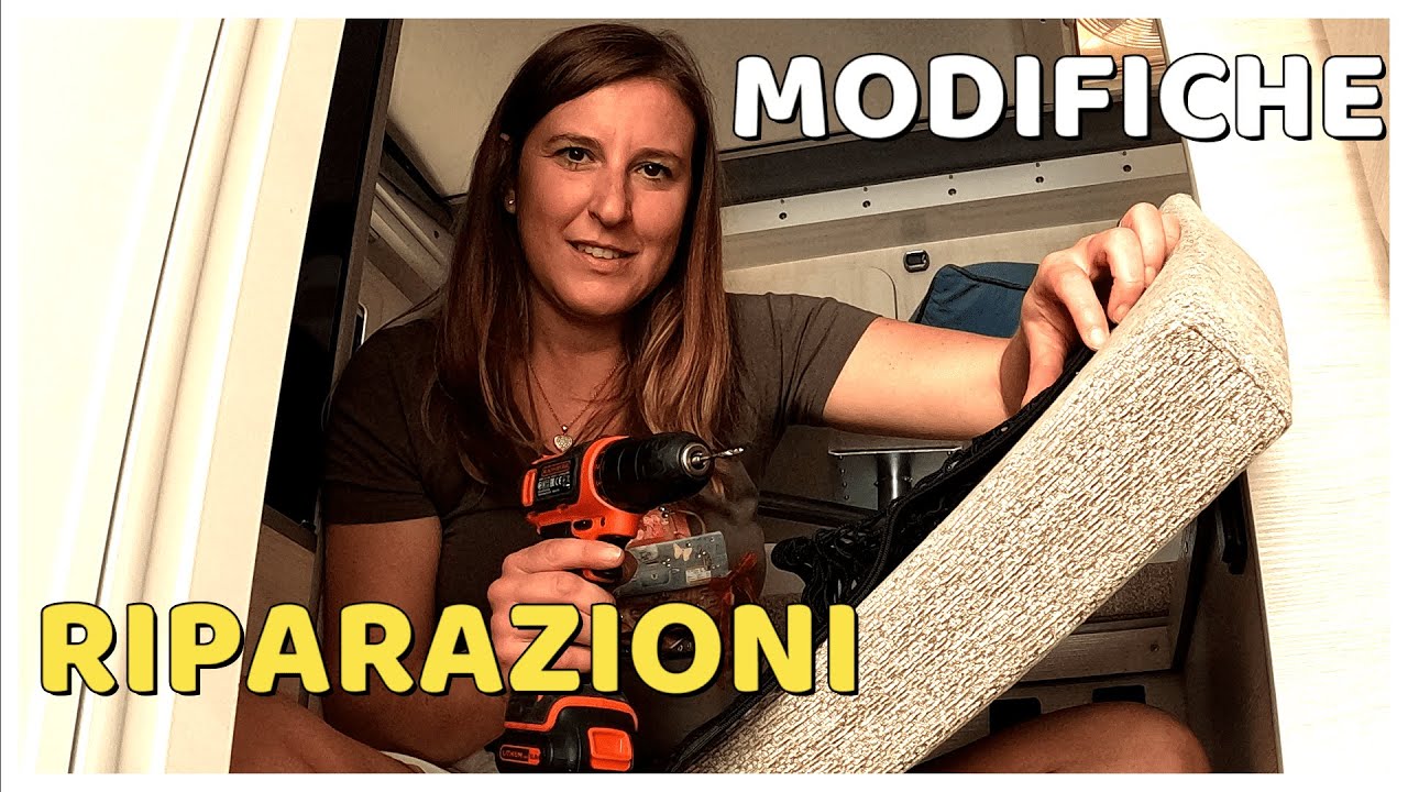 Lavori di BRICOLAGE sul camper - modifiche sul mezzo FAI DA TE 