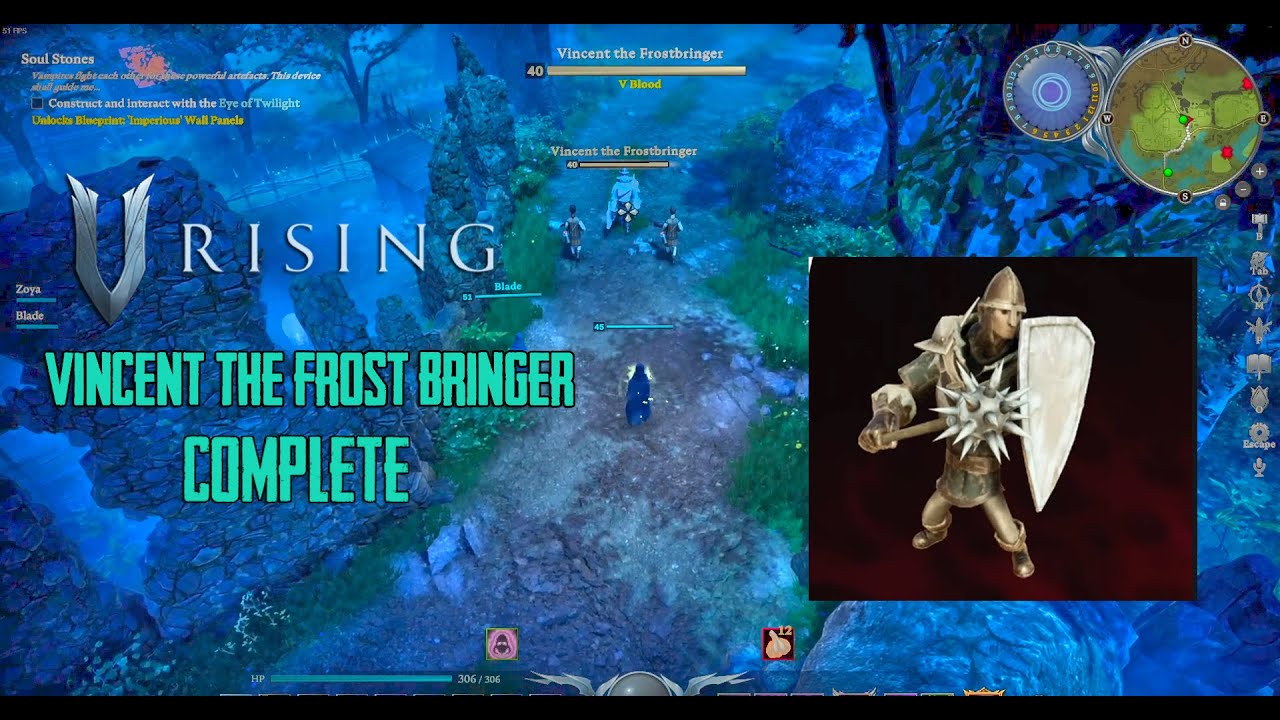 How to Find and kill Vincent The Frost Bringer  - in V Rising