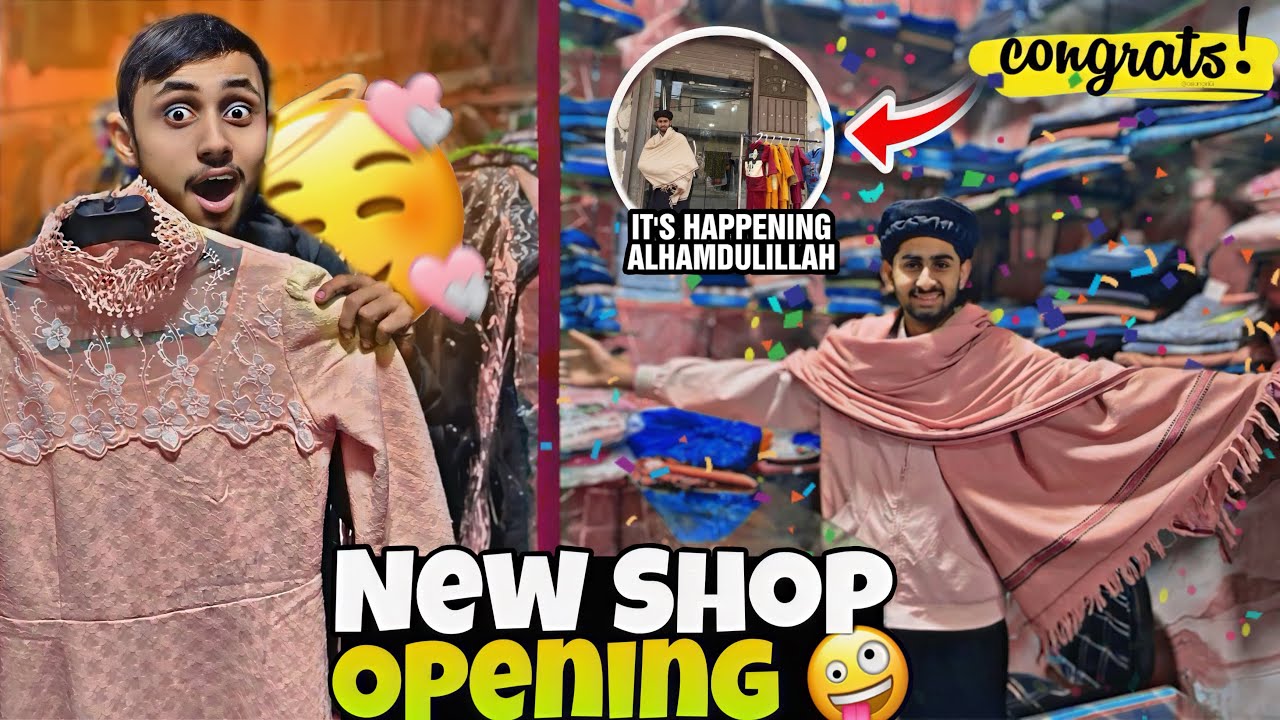 New Shop Opening 💁| Itny Sasty Dress 😳| Finally location Reveal ￼￼😍