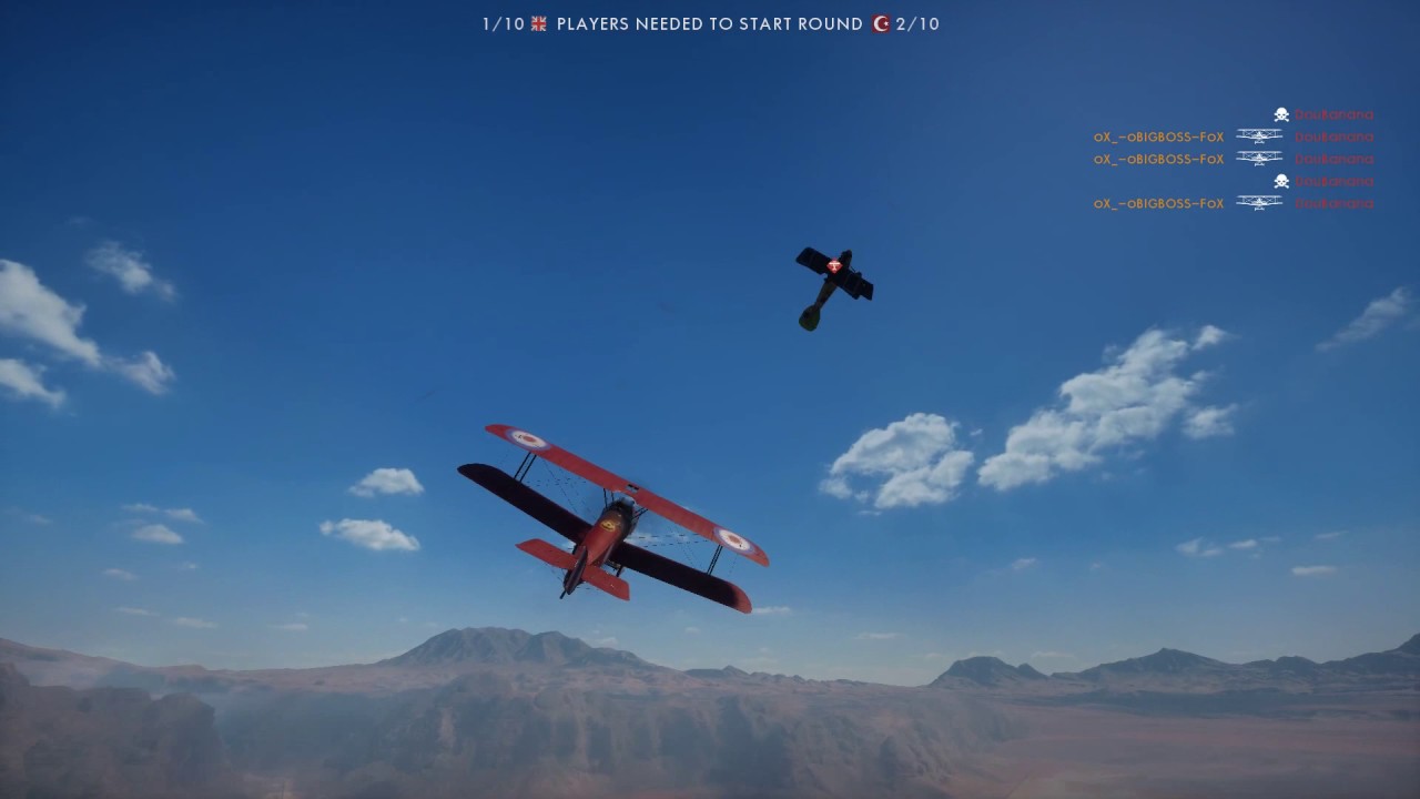 BF1 Dogfight Practice oX_-oBIGBOSS-FoX vs. DouBanana