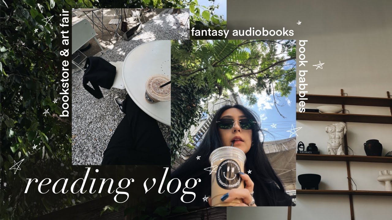 reading vlog ✦ audiobooks, lots of book rants, art fair ✦ no.026