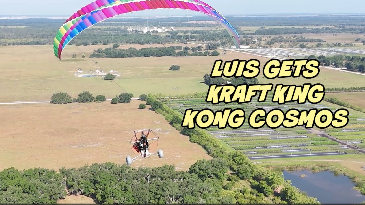 Luis feels the POWER with his new Kraft King Kong Paramotor