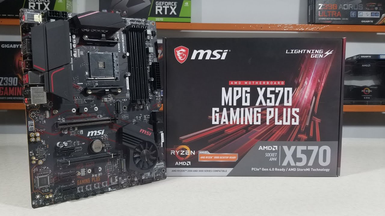 MSI MPG X570 GAMING PLUS Motherboard AMD  [Unboxing]