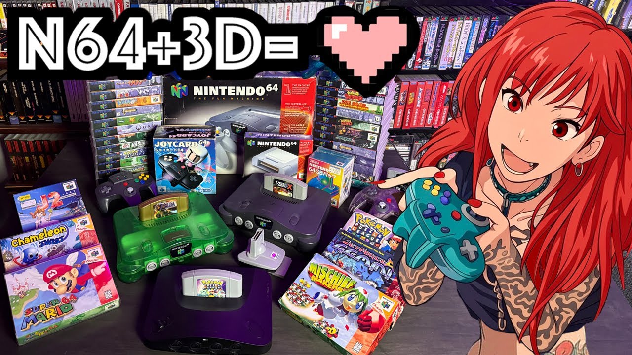 N64 Collection and the new 3D Analogue!!!