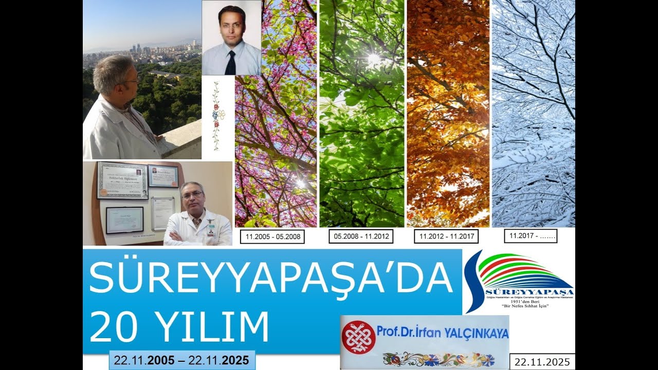 SÜREYYAPAŞA’DA 20 YILIM – PROF. DR. İRFAN YALÇINKAYA