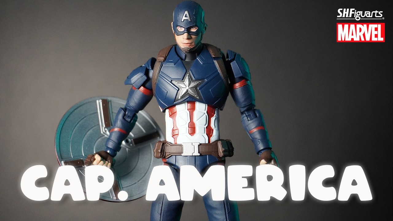 CAPITÃO AMÉRICA: Guerra Civil - S.H.Figuarts (Bandai) | Unboxing e Review!