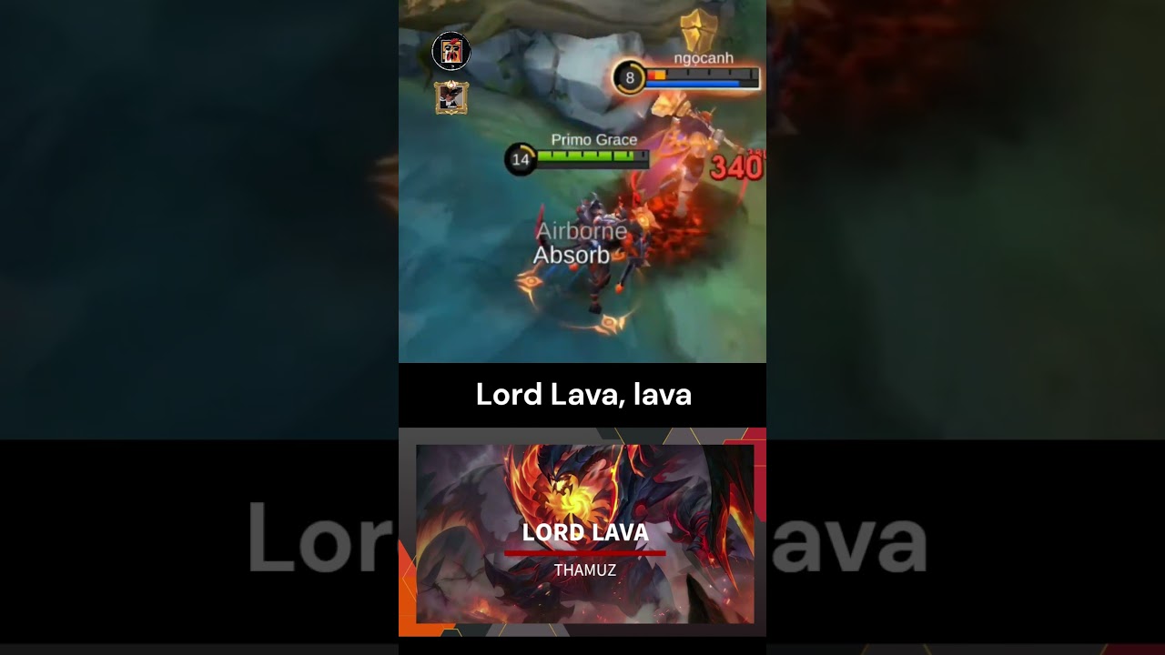 Thamuz Gameplay Shorts v1 | ft. Lord Lava | MLBB Hype Song Playlist