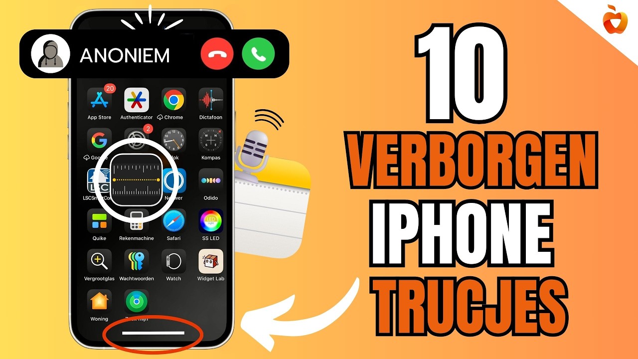 10 Verborgen iPhone Trucjes die je NOOIT Mag Missen!