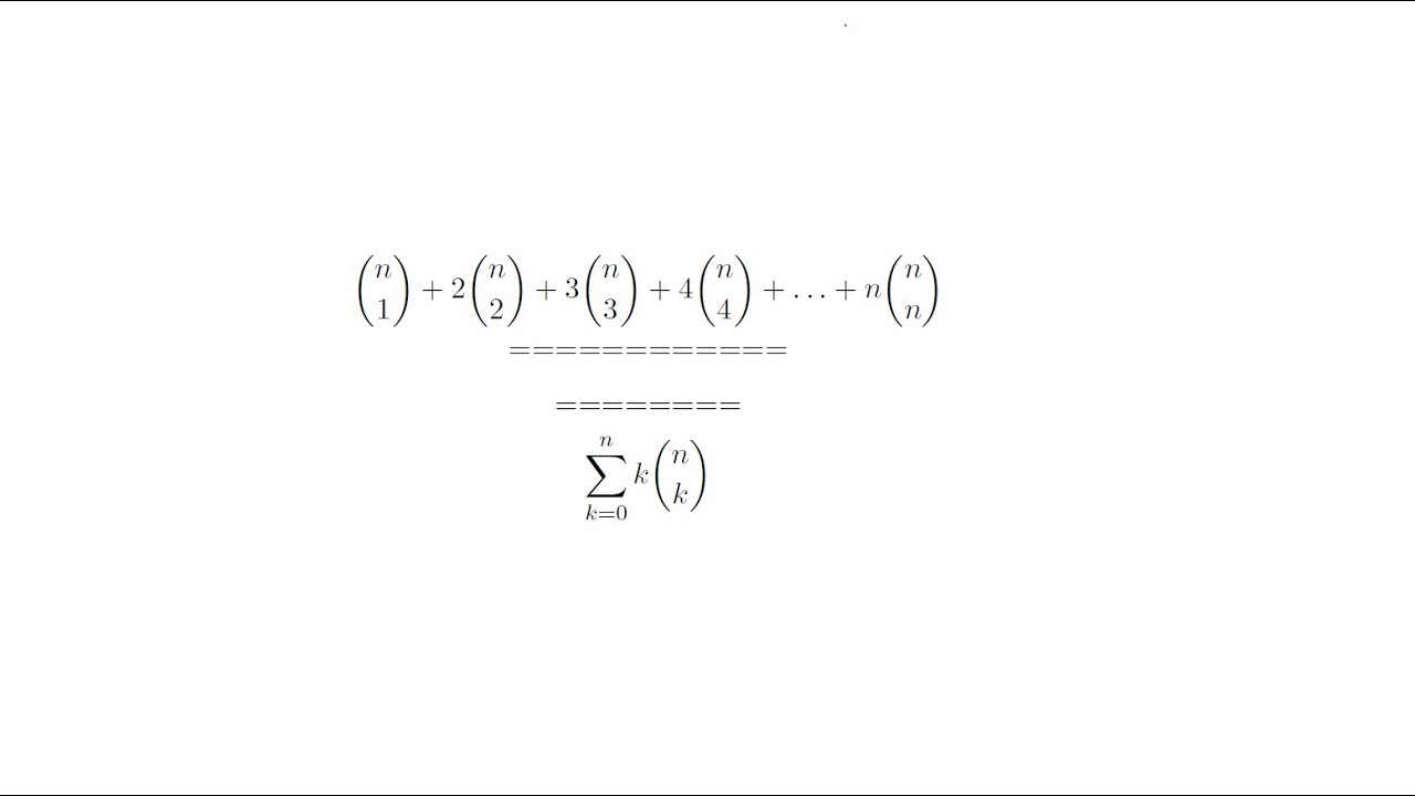 Binom Açılımı - Binomial Expansion