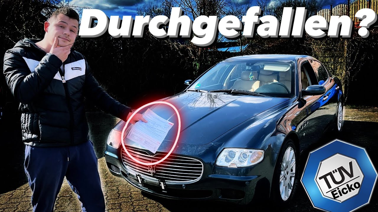 7 Jahre keinen TÜV gesehen! Wie lang wird die Mängelliste vom Maserati?