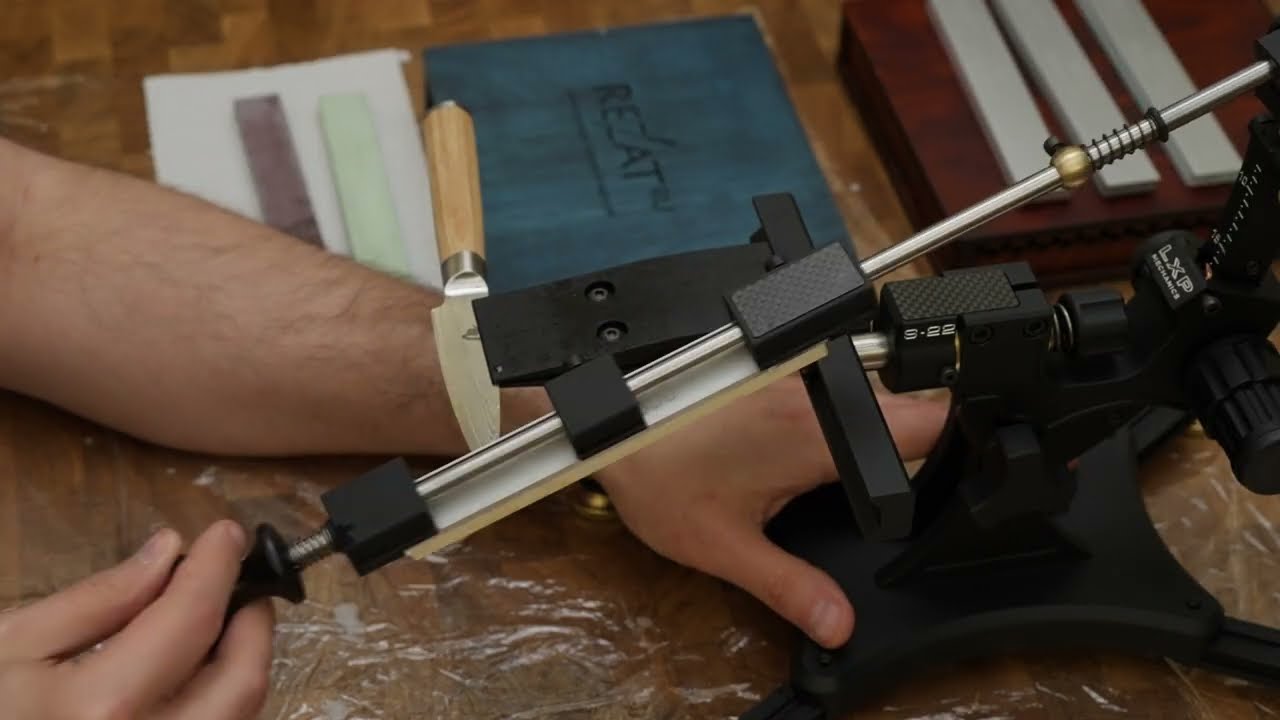 Заточка ножей. Абразивы Naniwa или Shapton? Кухонный нож Shun Classic. VG-MAX