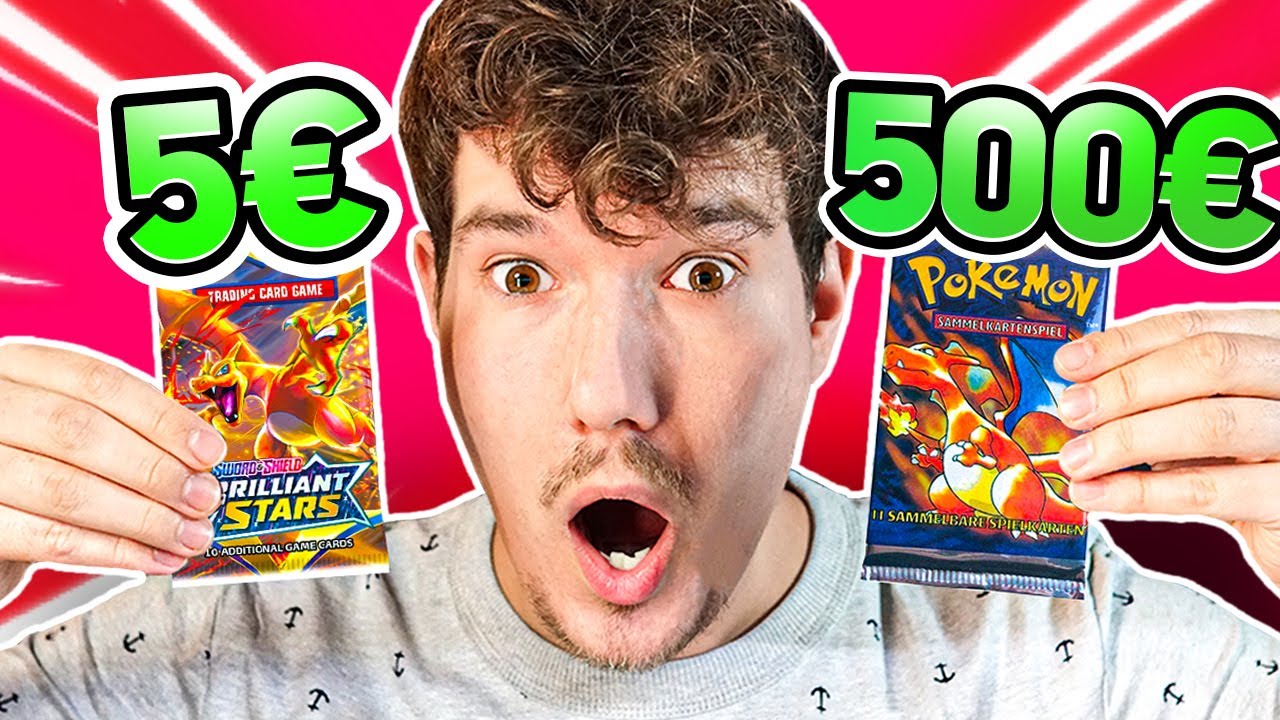 Was Lohnt sich mehr? 5€ VS 500€ Pokémon Booster!