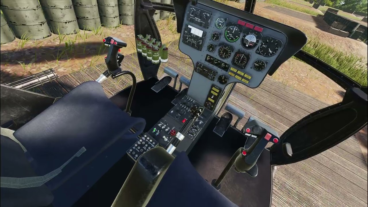 Учебное пособие по взлету DCS World OH6 Comms
