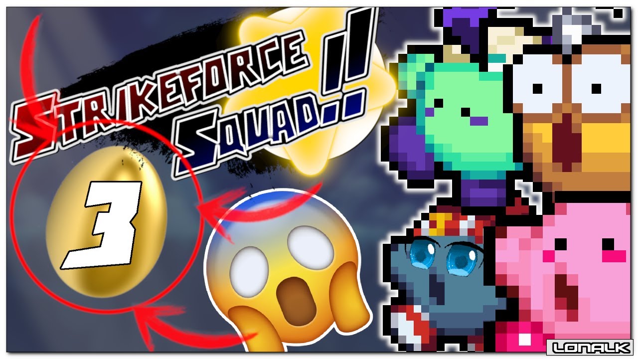 StrikeForce Squad!! The Golden Egg Part 3 Finale (Kirby Sprite Animation)