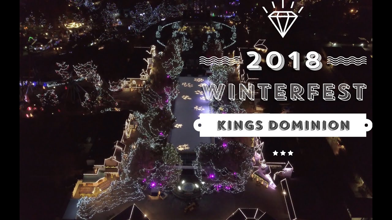 Opening Night of WinterFest at Kings Dominion 2018