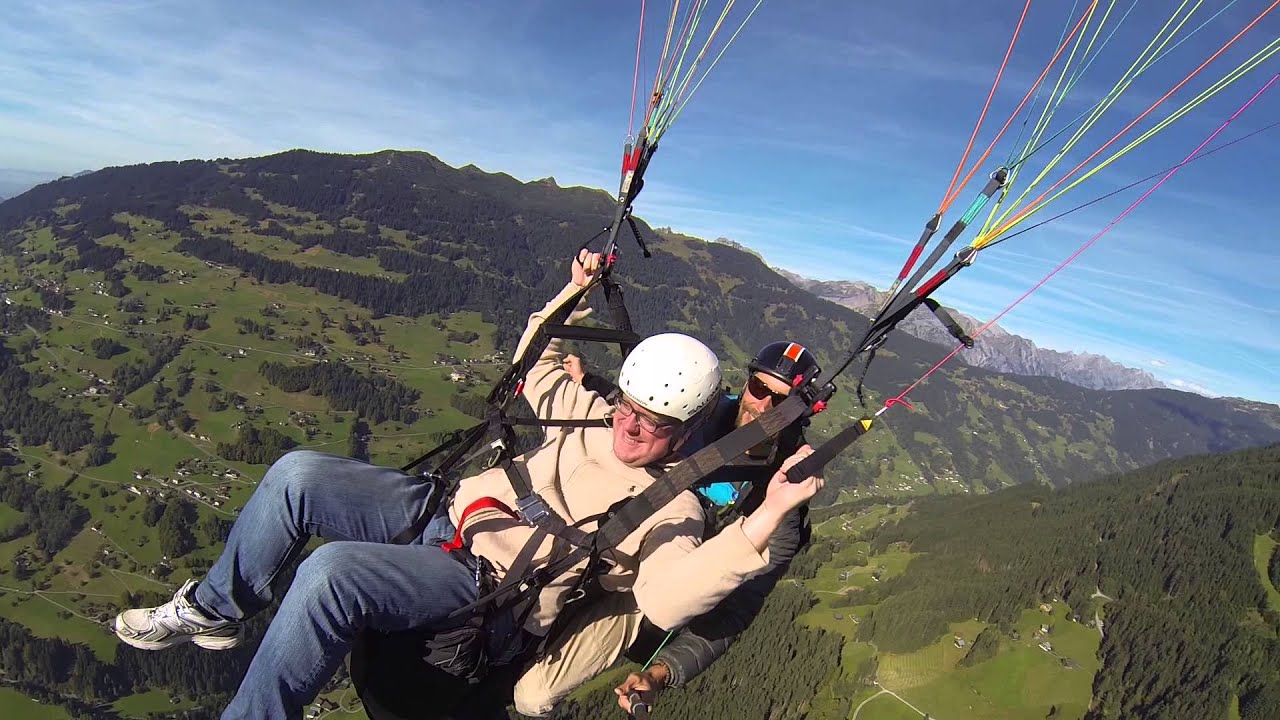 hang gliding the alps in Austria